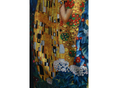 Kiss in the garden van Gustav Klimt, warme sjaal